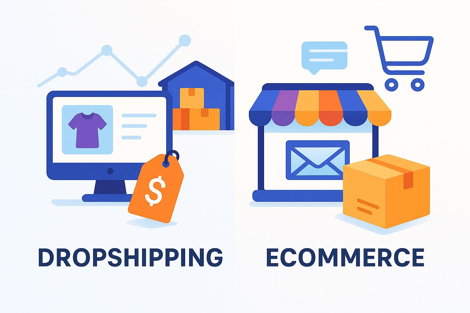 Dropshipping vs Ecommerce: What’s the Difference & Which Is Better in 2025?
